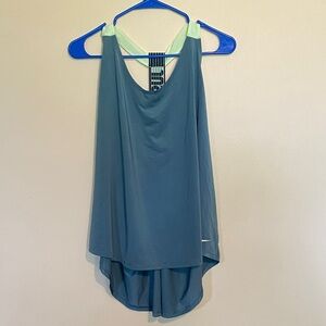 Nike Blue Tank Top with White Straps